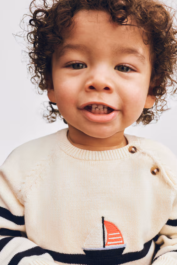 Свитер из хлопкового трикотажа