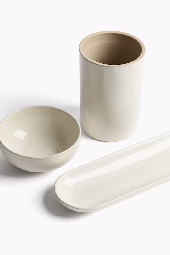 Набор из 3 предметов из греса