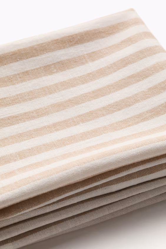 Набор из 2 кухонных полотенец из смеси льна