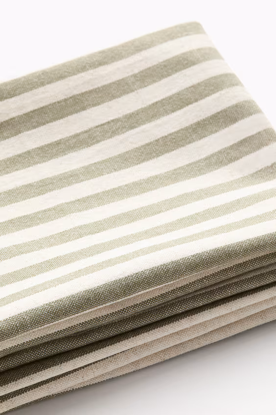 Набор из 2 кухонных полотенец из смеси льна