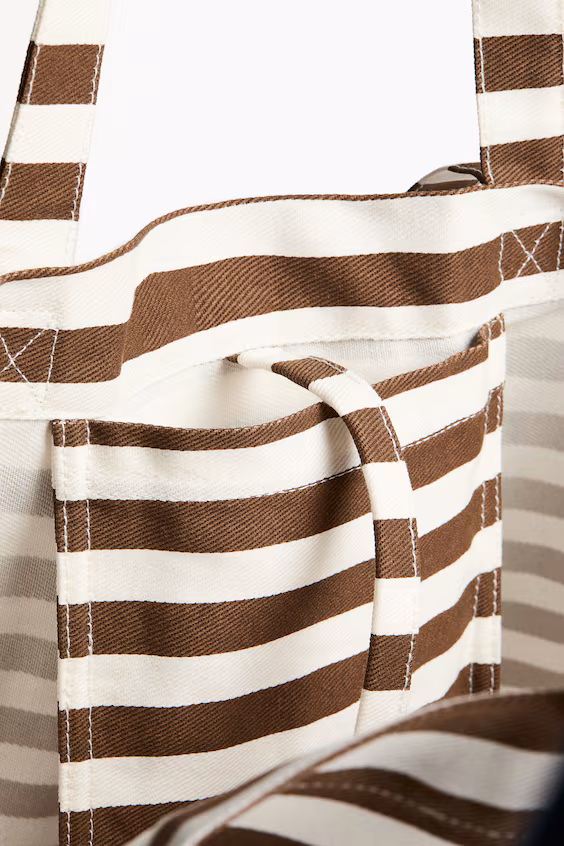 Пляжная сумка из хлопкового полотна