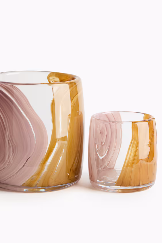 Подсвечник из стекла