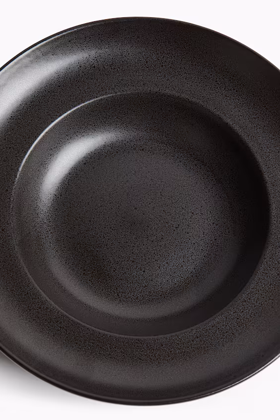 Набор из 2 глубоких тарелок с реактивным глазурью