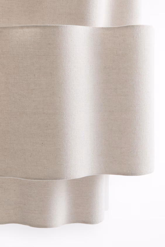 Подвесной светильник в тканевой обивке