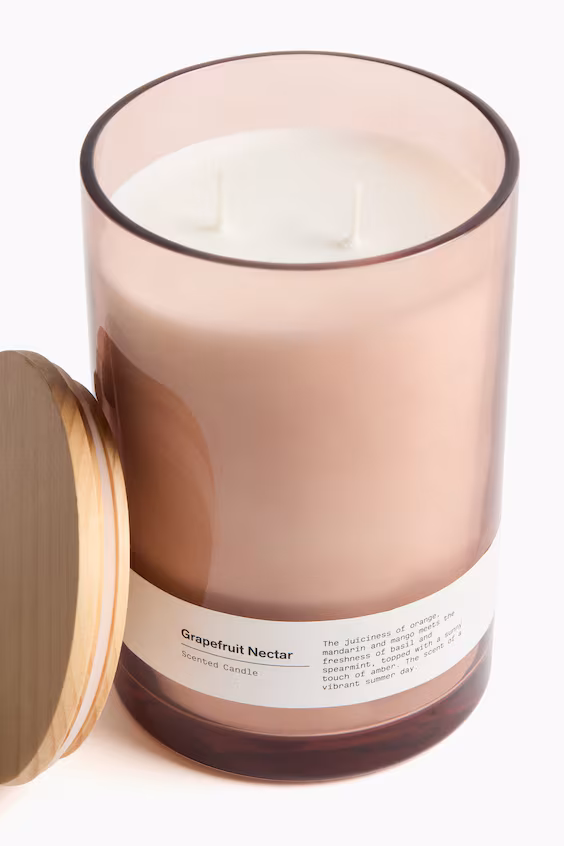 Ароматическая свеча с двумя фитилями