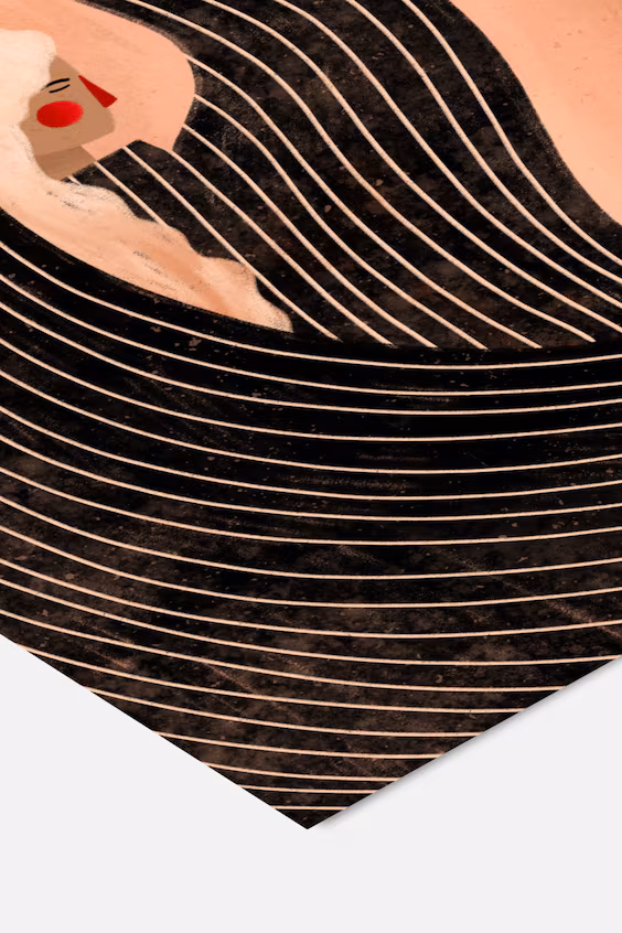 Платье h&m - женщина в черном платье