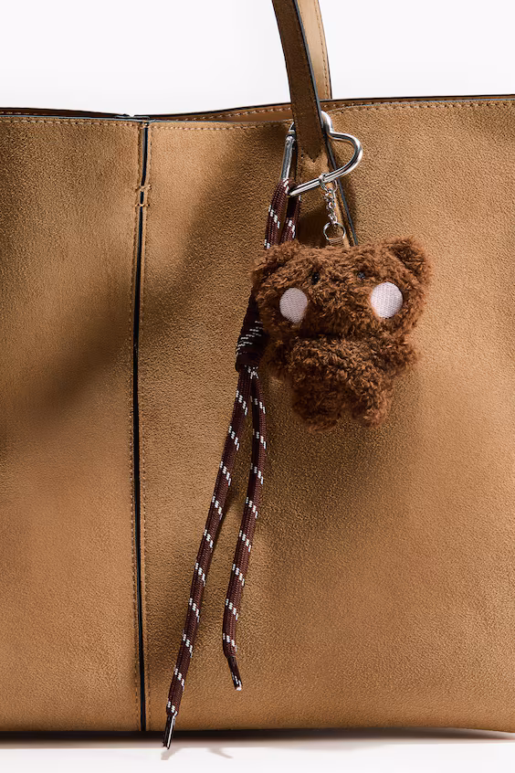 Аксессуар для чемодана с плюшевым медвежонком