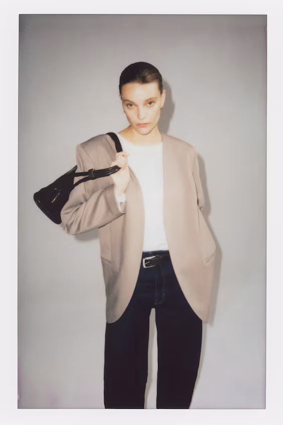 Блейзер без воротника