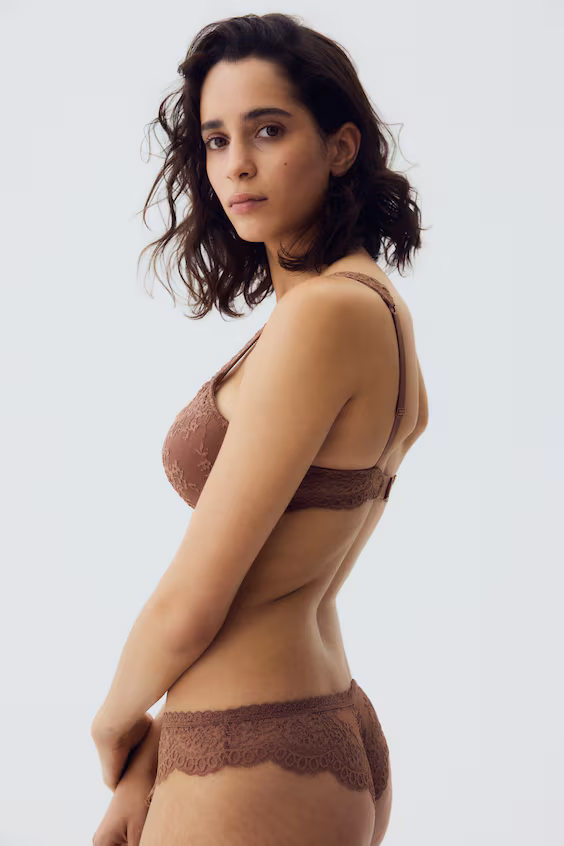 Трусики brazilian из кружева, упаковка из 2-х штук