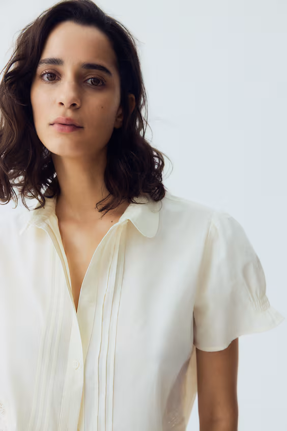 Пижама из хлопка с вставками из кружева