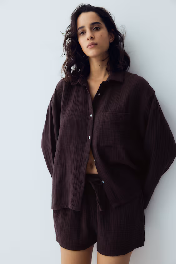 Пижама рубашка и шорты