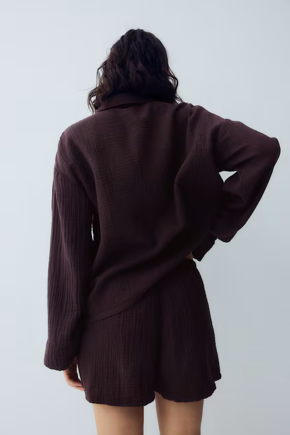 Пижама рубашка и шорты