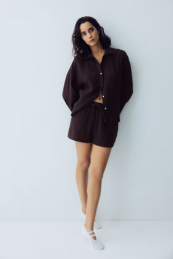 Пижама рубашка и шорты