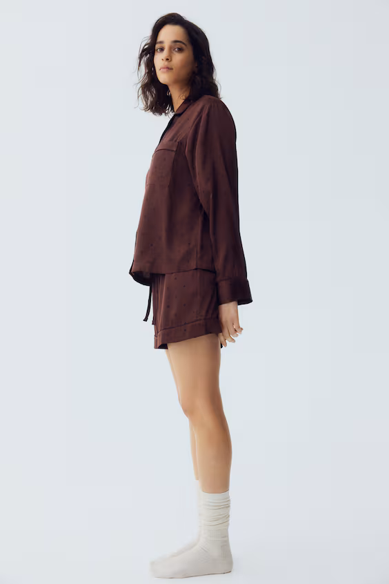 Пижама из атласа