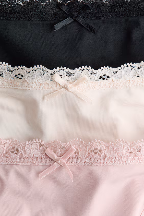 Набор из 3-х трусиков-стрингов из микрофибры