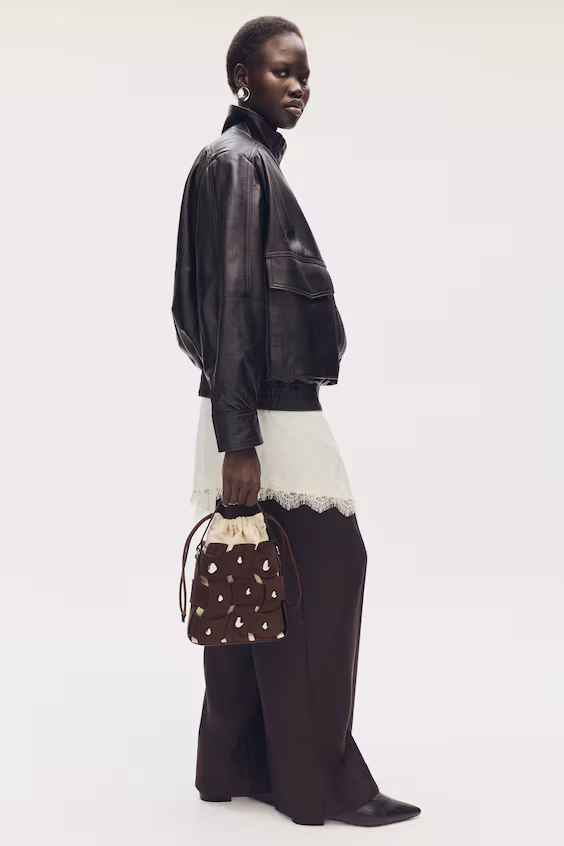 Сумка-мешок через плечо