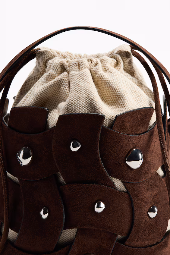 Сумка-мешок через плечо