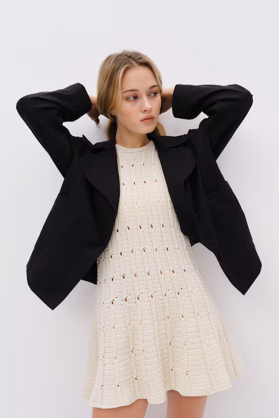 Плащ из саржи