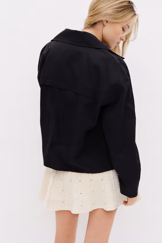 Плащ из саржи