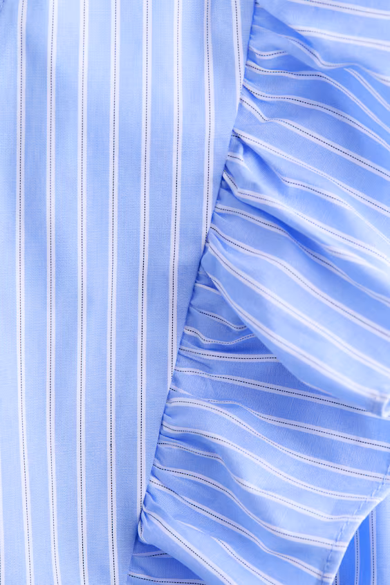 Блуза на запах из поплина