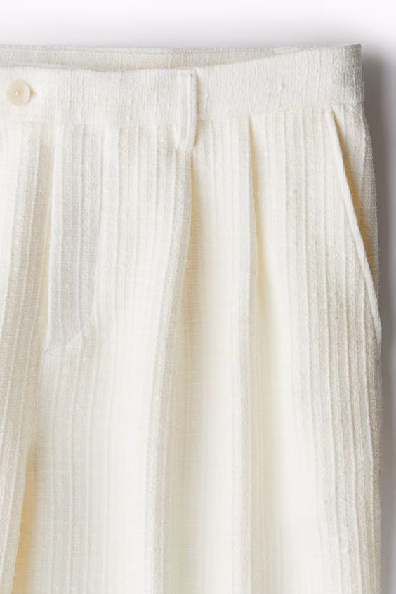 Брюки костюмные с блеском relaxed fit