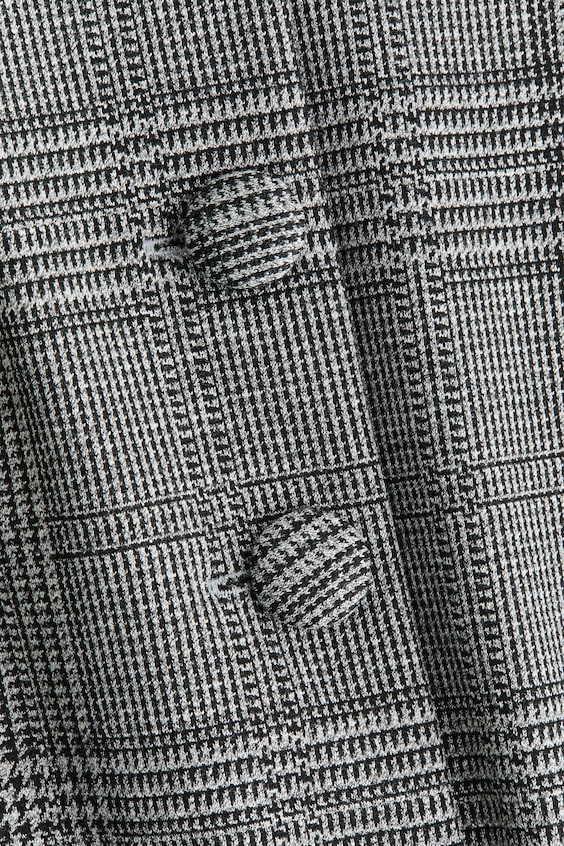 Жилет из джерси в клетку