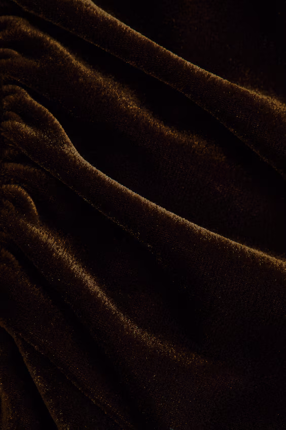 Комбинезон на шее-холтер из вельвета