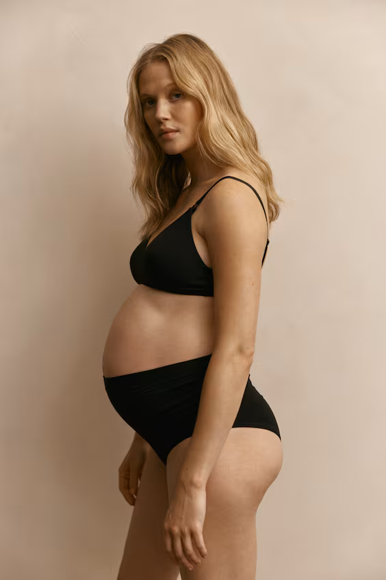 Комплект из 2 трусиков из хлопка high waist для беременных