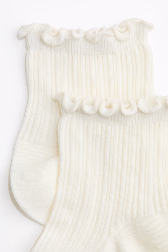 Набор из 3 пар носков в рубчик по лодыжку