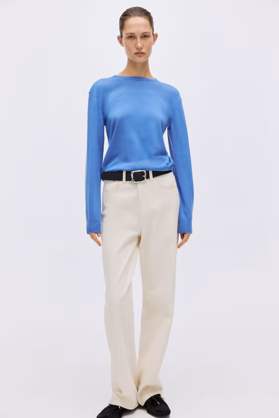 Свитер из мериносовой шерсти