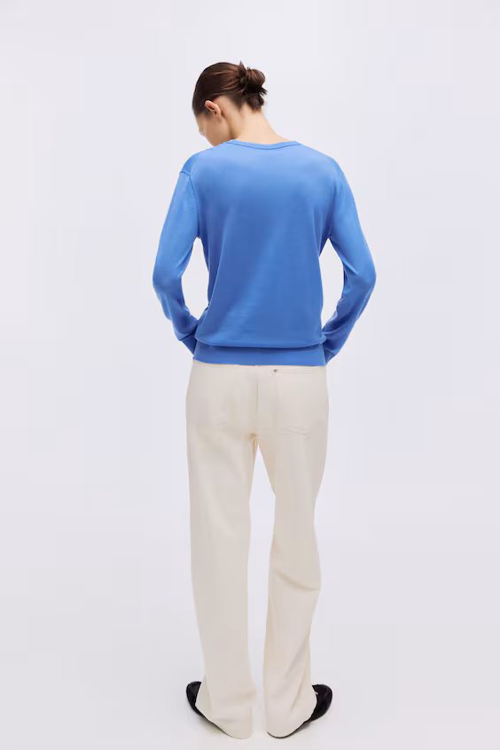 Свитер из мериносовой шерсти