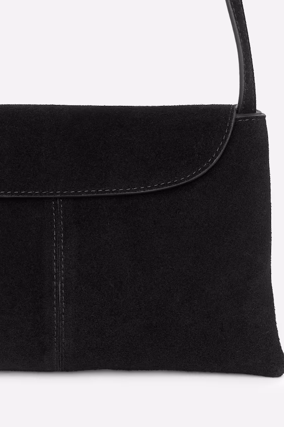 Сумка через плечо из замши