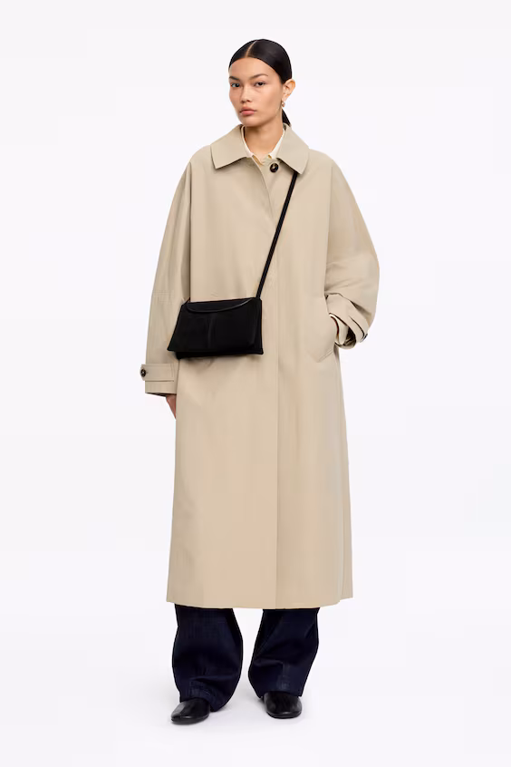 Сумка через плечо из замши