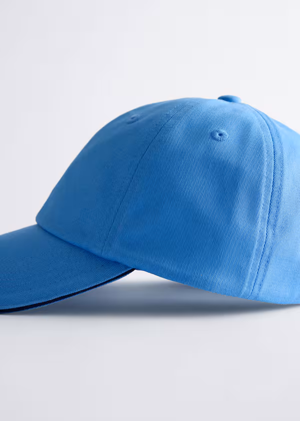 Бейсболка из хлопкового холщова