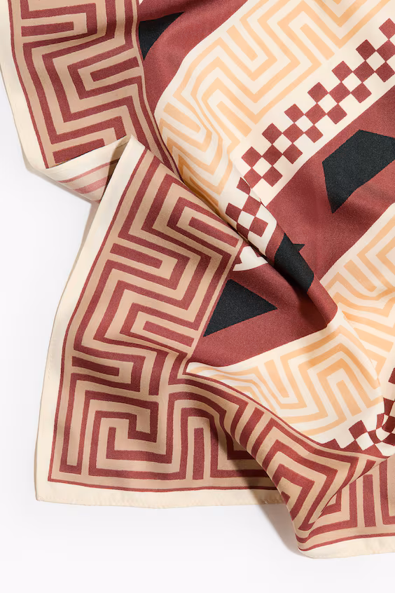 Платок с принтом