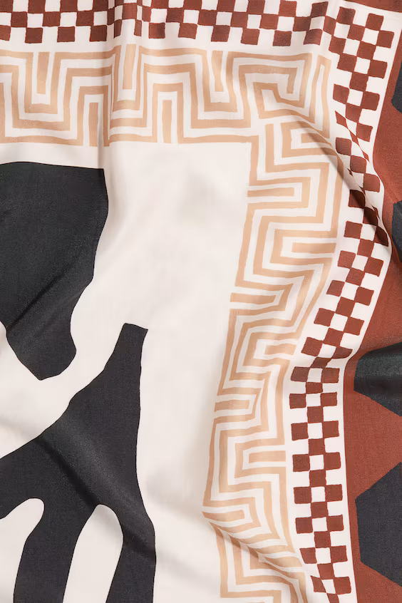 Платок с принтом