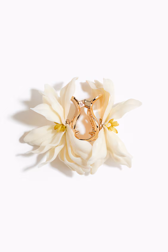 Заколка для волос с цветком