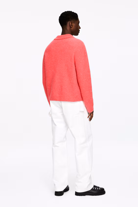 Свитер-поло из смеси шерсти и альпаки