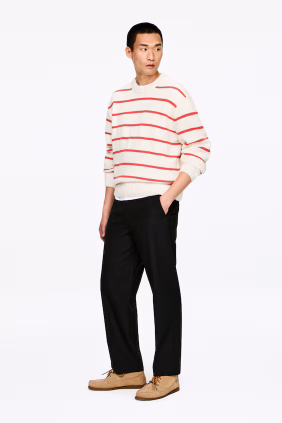 Легкий свитер из хлопка