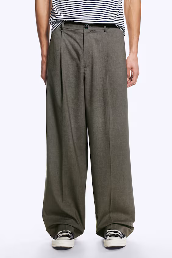 Брюки широкого покроя uno