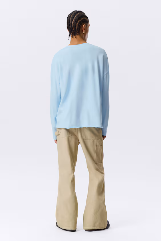 Хенли с широкими длинными рукавами