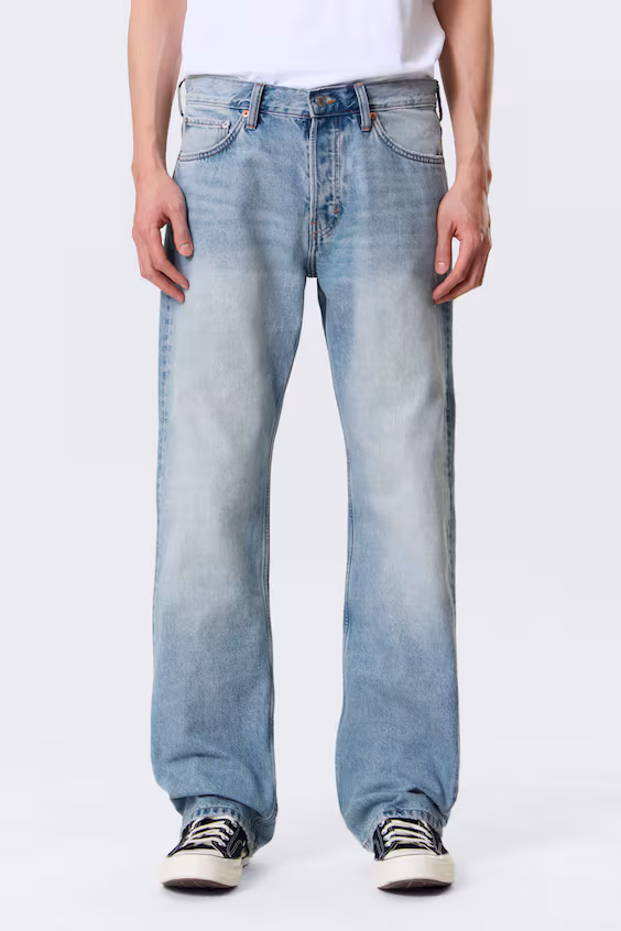 Джинсы прямого кроя с низкой посадкой meteor