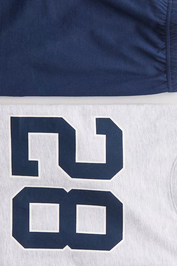 Пижама из хлопкового джерси