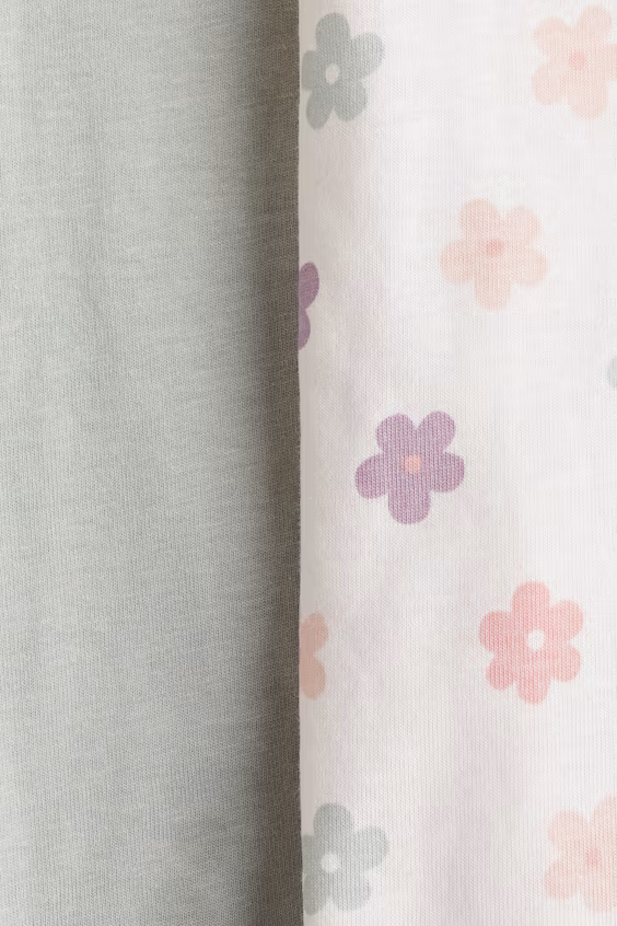 Набор из 2 пижам из хлопка с принтом