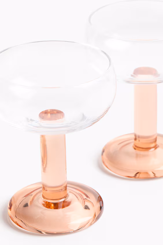 Pack de 2 бокала из выдувного стекла