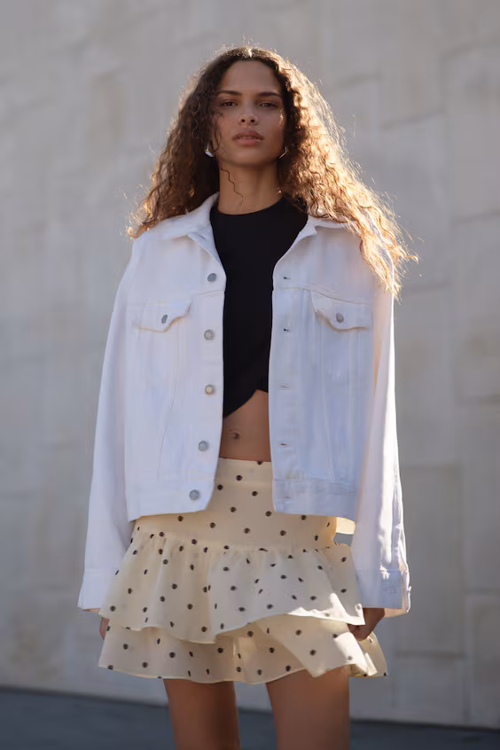 Юбка с оборками