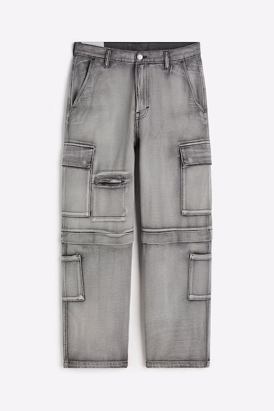 Свободные карго джинсы