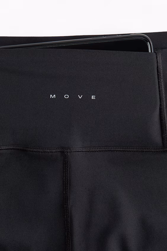 Облегающие беговые шорты с технологией shapemove™ в h&m