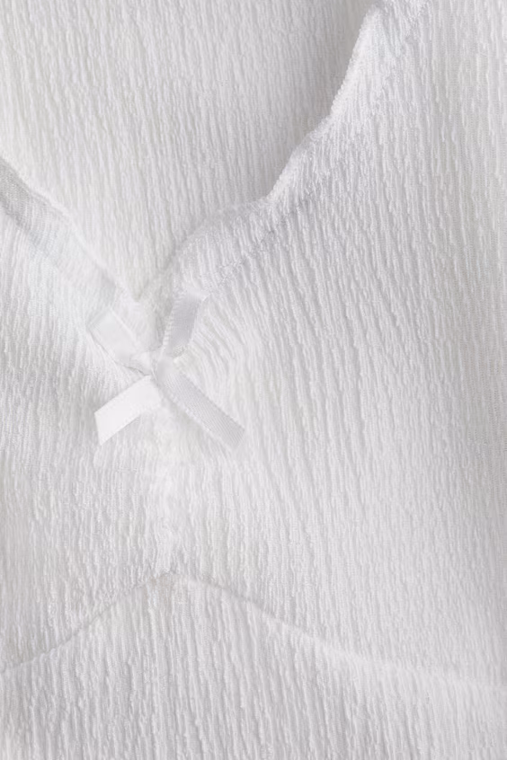 Топ без рукавов из складчатого джерси