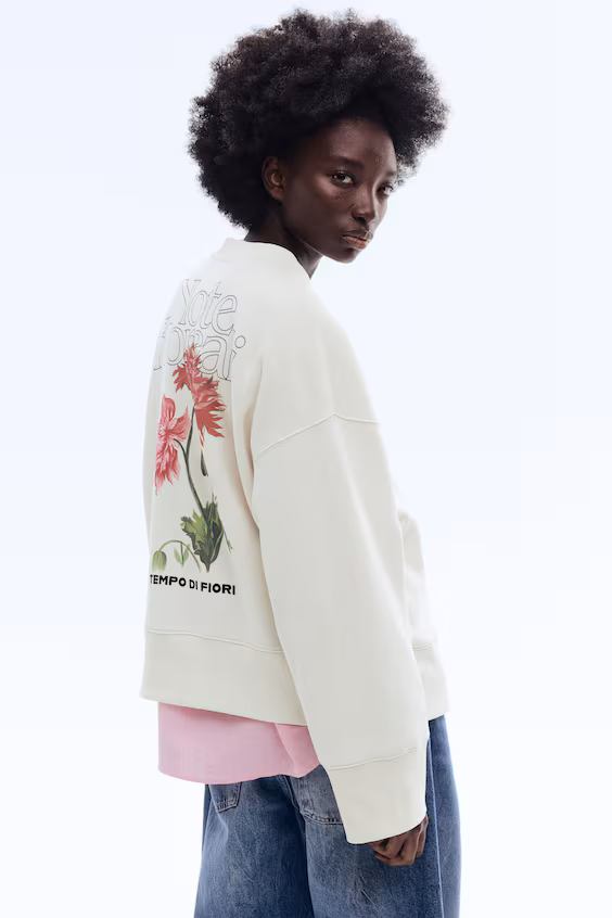 Толстовка с принтом